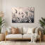 «Birds Mourning Dove», art mural en métal beige-468915210