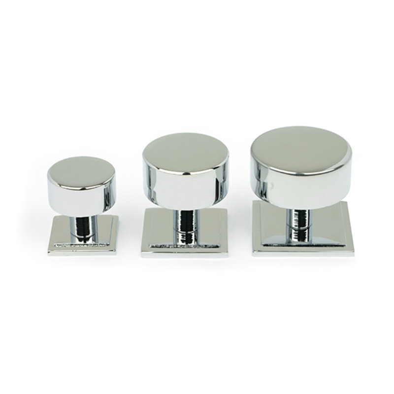 320mm Square Knob, Polished Chrome