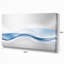 Toile abstraite murale, impression de vague d'eau 3D - Vague d'eau 3D-35124096-26666443