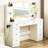 55“ Makeup Vanity With Led Mirror And Drawers-471984033