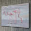 « pêche flamant roses ii », reproduction d’art sur toile tendue-21130201