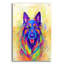 Art mural en verre épique «Pop Art German Shepherd 2» par Furbaby Affiliates-1057544724