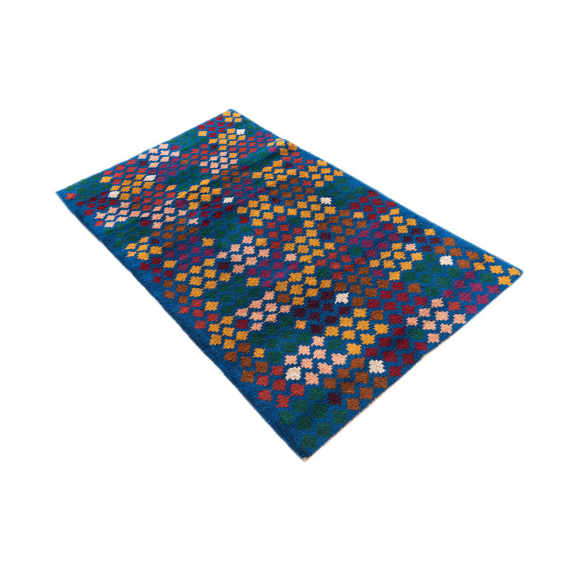 Tapis bleu Nunez