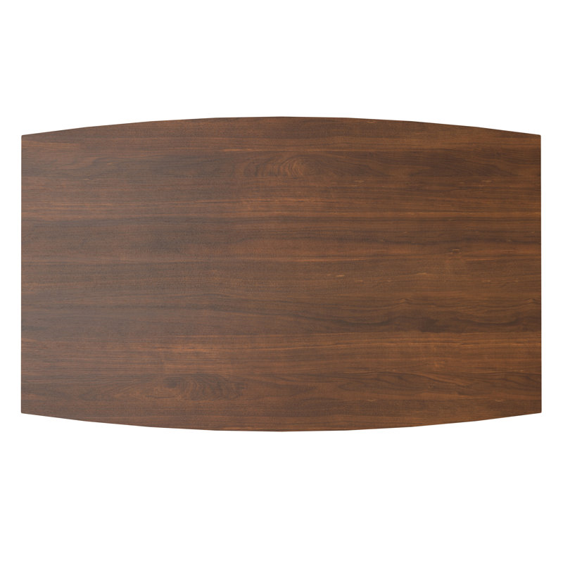 Table de salle à manger Draper, Placage de noyer