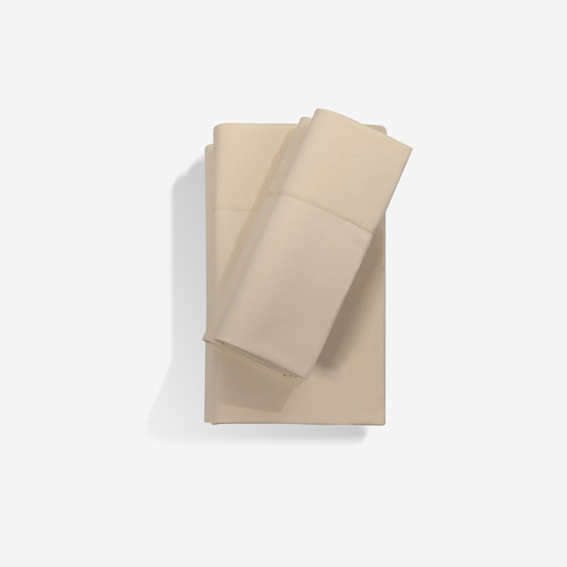 Bedgear Dri-Tec Bed Sheet Set - Moisture Wicking, Breathable, Soft Sheets for Hot Sleepers, Champagne, Queen