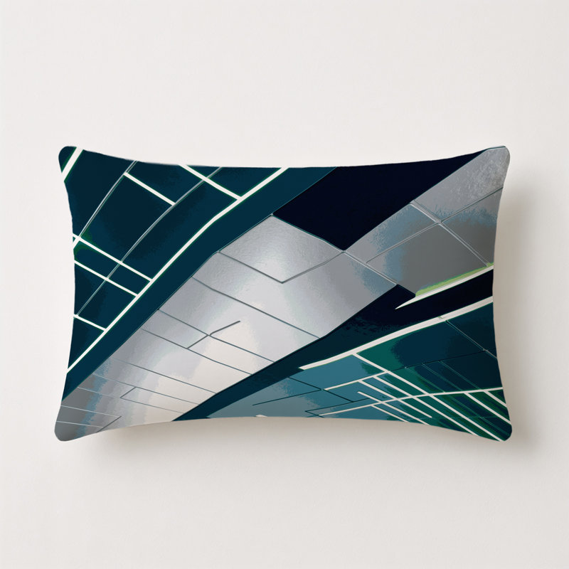 Nebula Wave Indoor And Outdoor Throw Pillow, Rectangle 18"H x 25"W