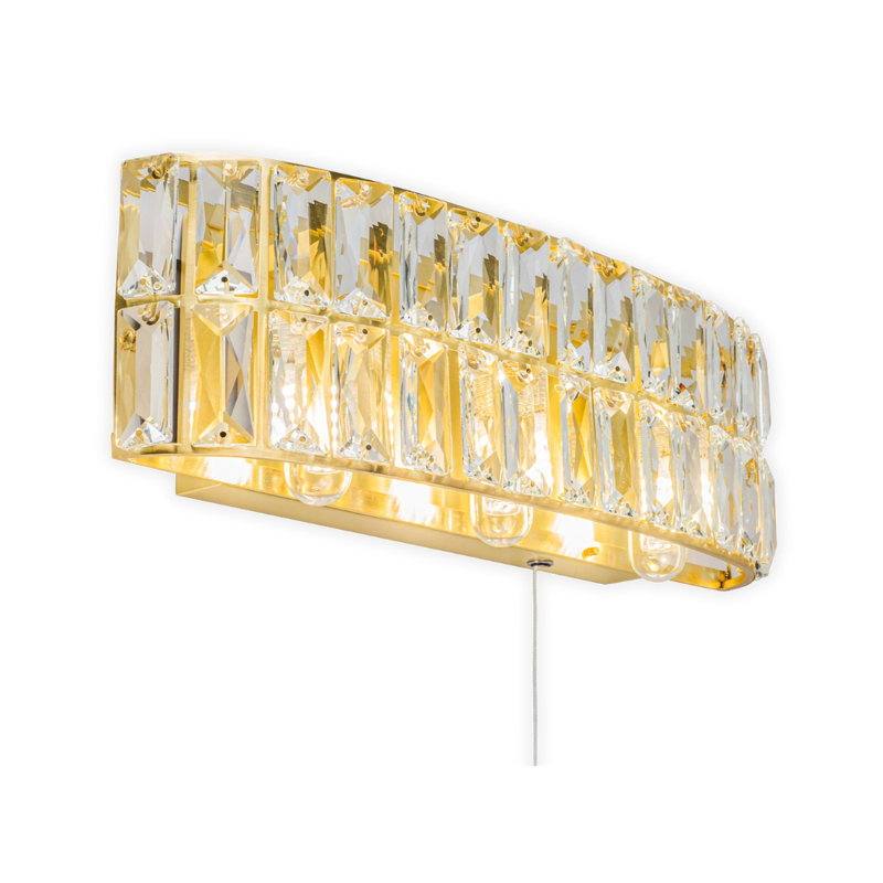 Trevorton Flush Mounted Sconce, Satin Brass