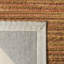 Tapis de couleur rouille en chanvre / coton tissé à la main Doleman-22829141