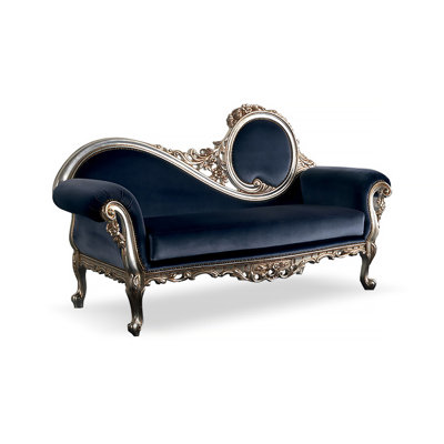 European-Style Neoclassical Solid Wood Carved Lounge Chair