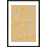 Saffron On Gray Painting by Michela Sorrentino