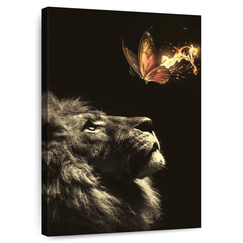 Brampt Lion Butterfly, 36" H x 24" W