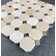 Octagon and Dot Marble Mosaic Wall & Floor Tile