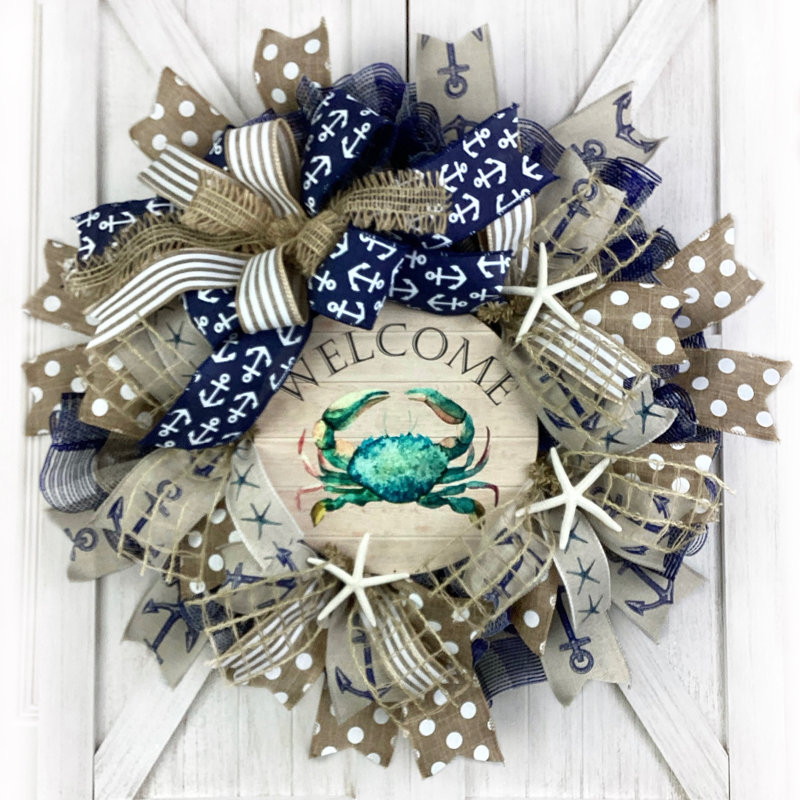 Handcrafted Faux 18'' Wreath