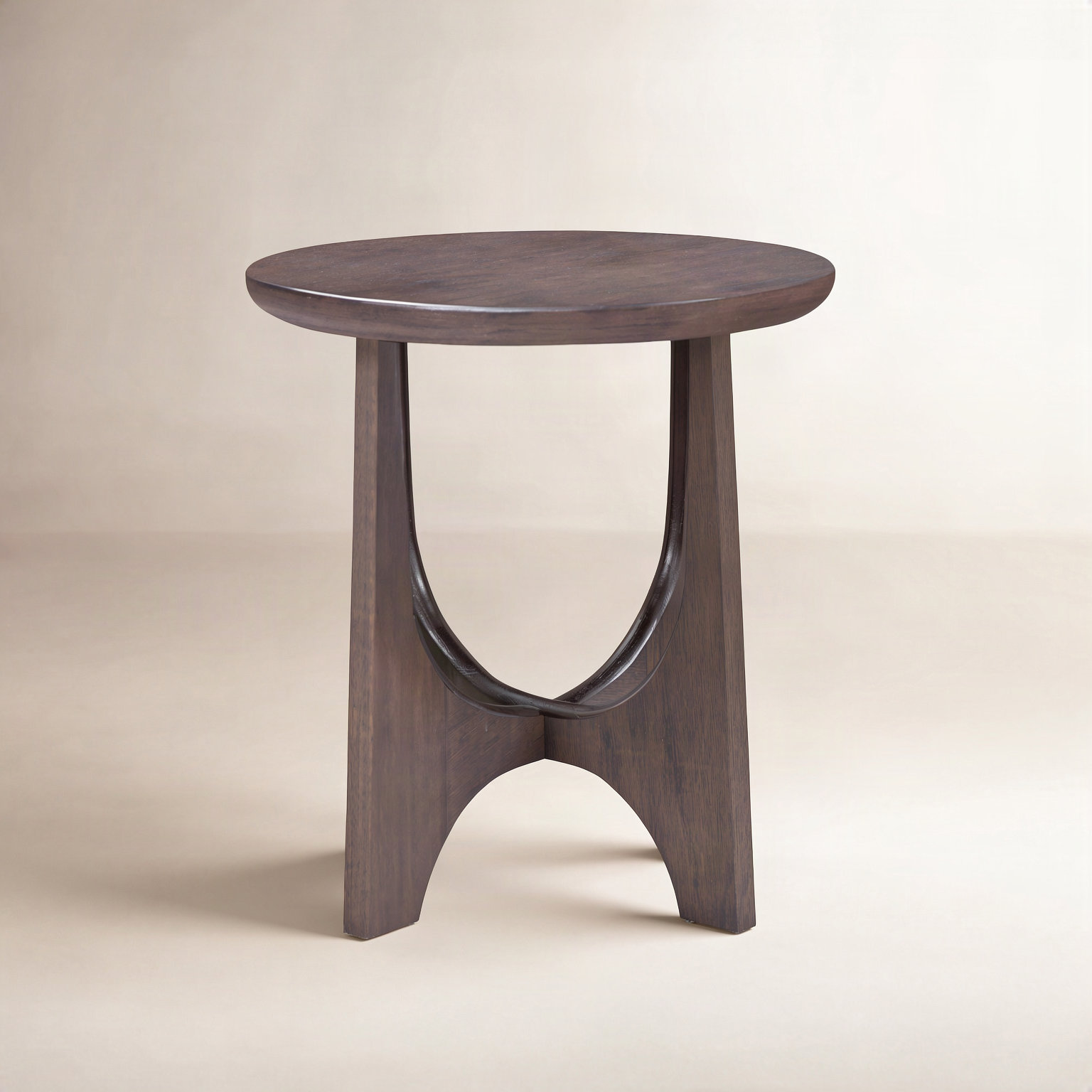 Dunnigan Solid Wood End Table, Brown