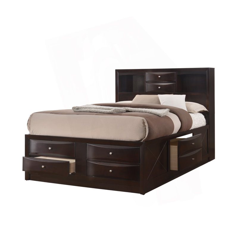 Mobilier de chambre à coucher 1Pc, Cerisier, Grand lit
