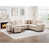 Beige Polyester Blend