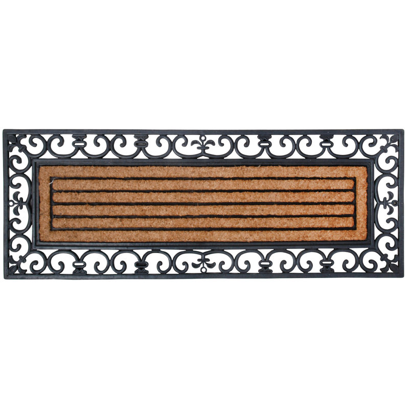 Large Rubber & Coir Doormat (120 X 45Cms)