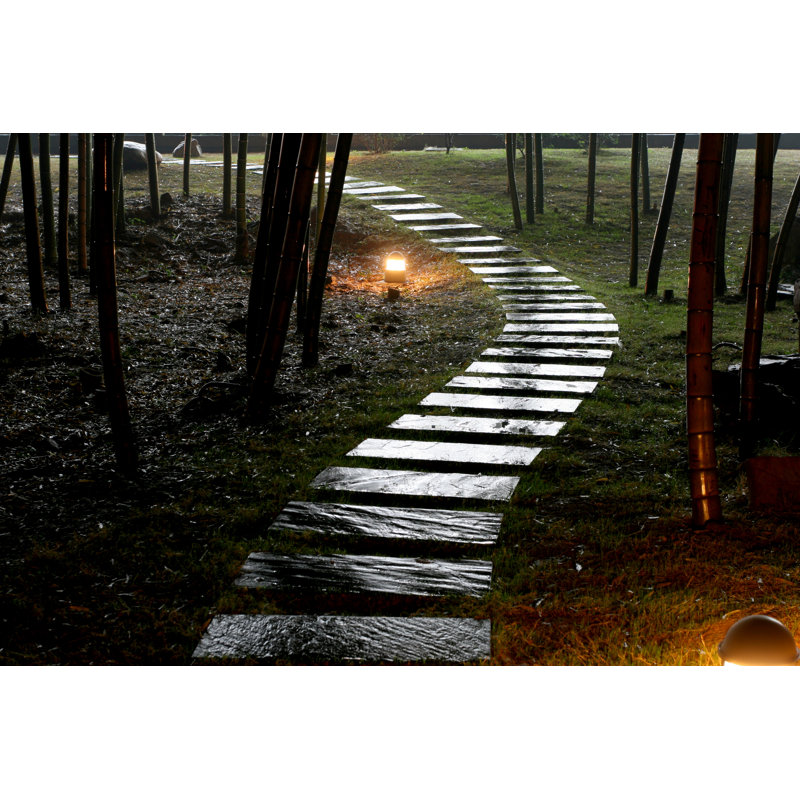 Garden at Night 1 Piece Wrapped Canvas Wall Art, 81cm H x 122cm W