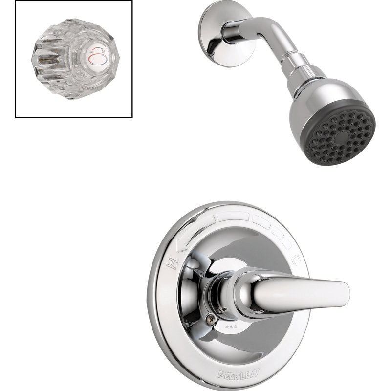 Shower Faucet with Metal Lever Handles