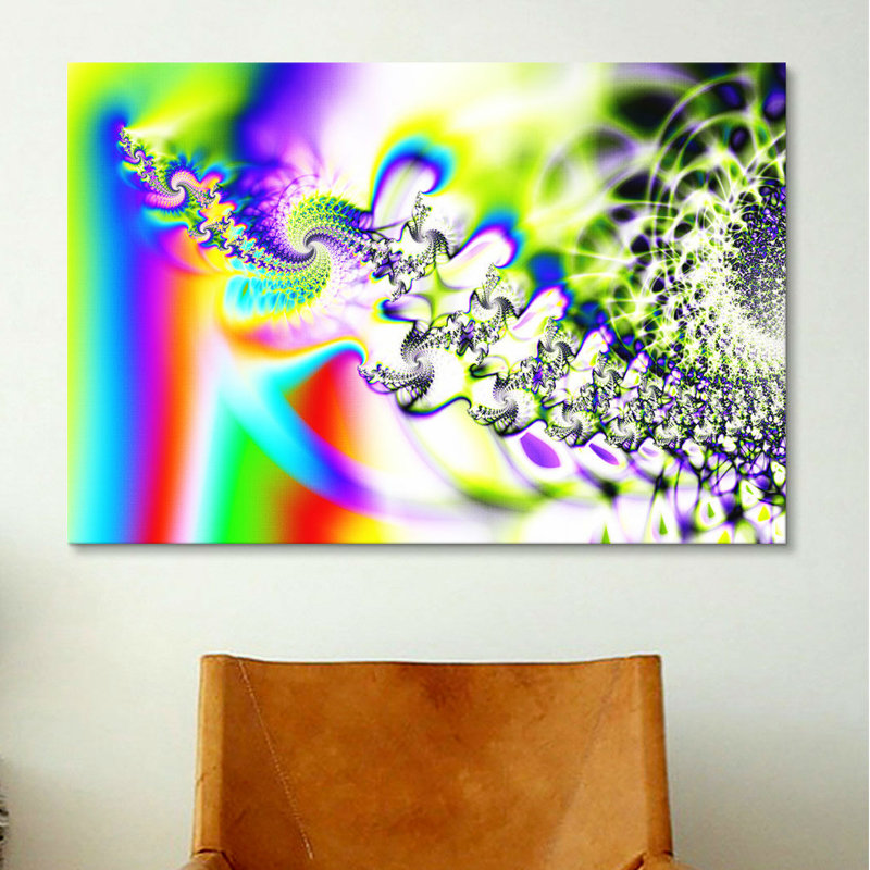 Digital On the Edge Graphic Art on Canvas, 60" H x 90" W x 0.75" D
