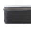 12 po Matelas ensaché à ressorts ensachés, grand, matelas en mousse viscoélastique imprégnée de gel, blanc / gris-301467080