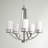 Robie Five Light Chandelier from Generation Lighting -126337134-126319356-126319355