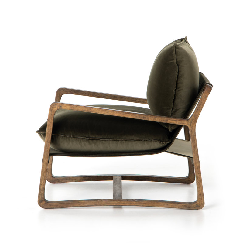 Ace Chair, Surrey Olive, Toasted Umber, Surrey Olive Performance Velvet
