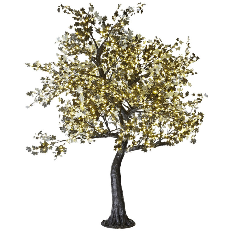 120'' LED Lighted Trees & Branches, Gray