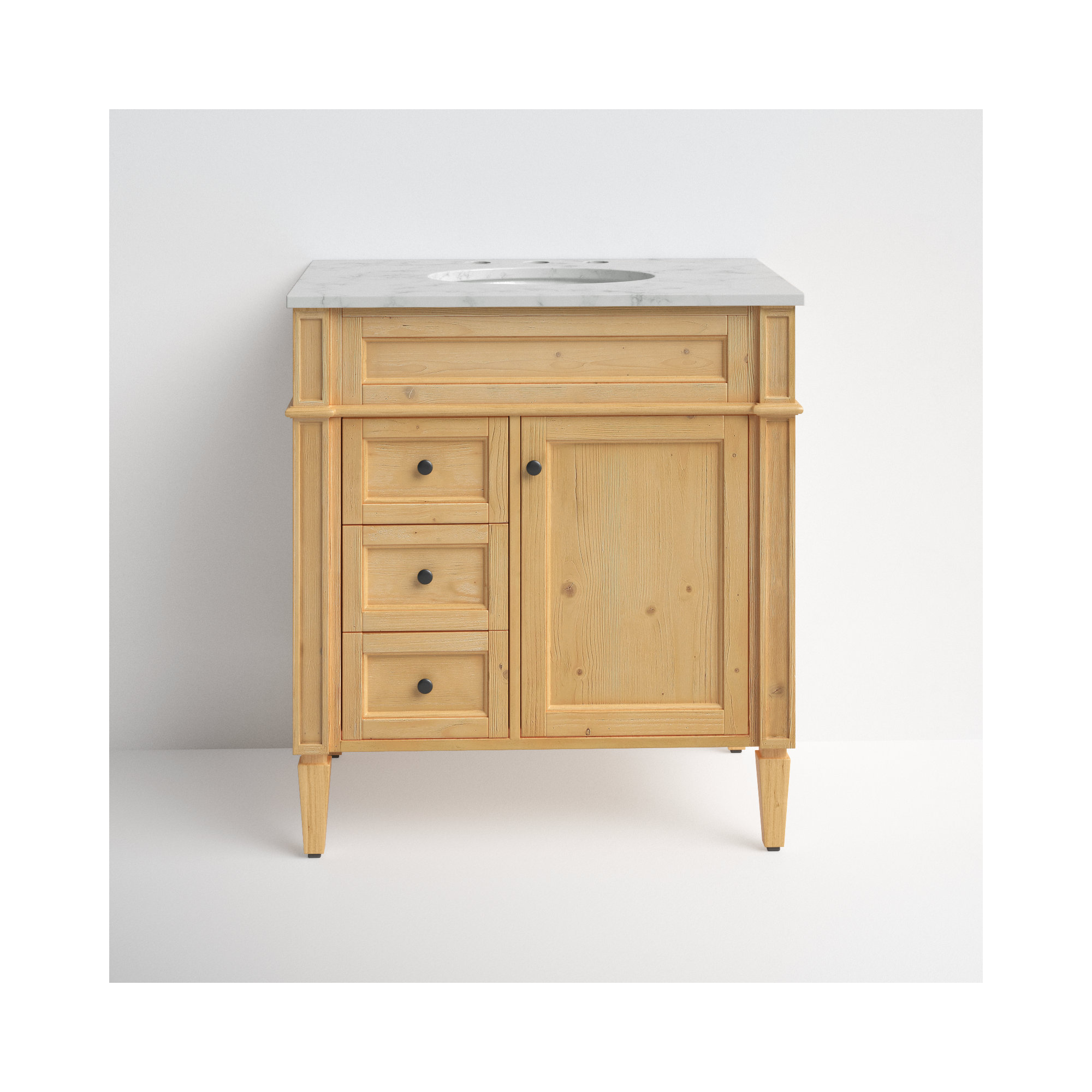 Rivers 32'' Single Bathroom Vanity, Natural