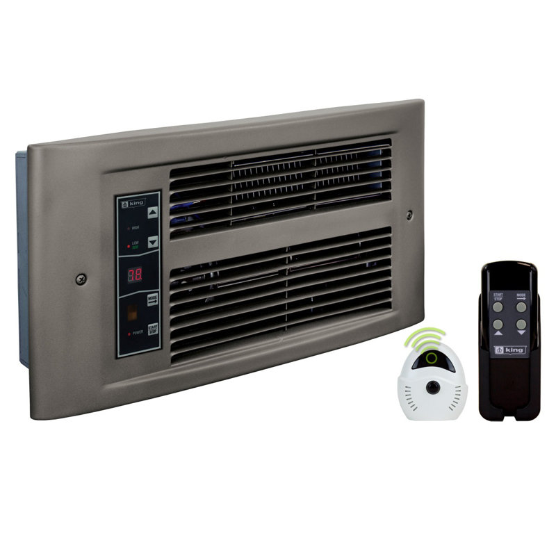 King Electric 1750 Watt 5971 BTU Electric Wall Mounted Space Heater with Adjustable Thermostat