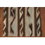 Tapis oriental brun en laine Kilim 3 x 5