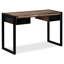 Trystan Solid Wood Top Metal Base Writing Desk