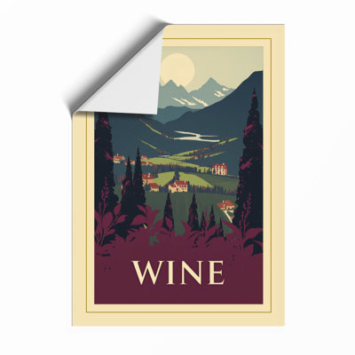 Wine Valley Vintage - Framed Print