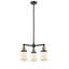 Lustre classique à 3 lumières avec abat-jour Adalbert-25611817-25611820-39093364