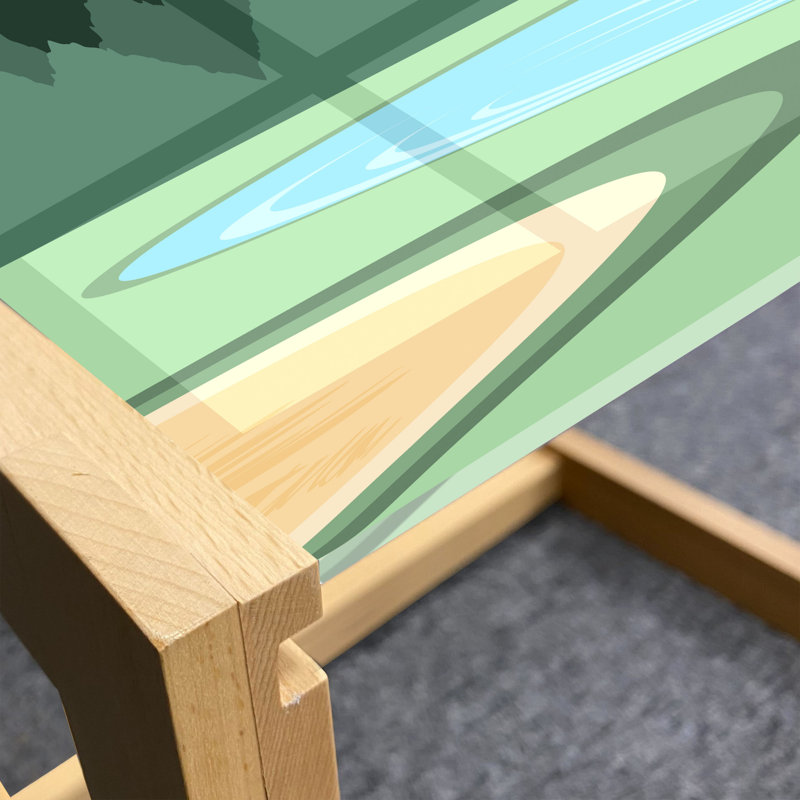 Irha Sled Coffee Table, 40cm H x 46.5cm W x 62cm D