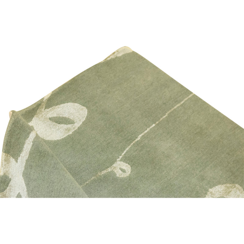 High-Quality Hand-Knotted Seafoam Area Rug