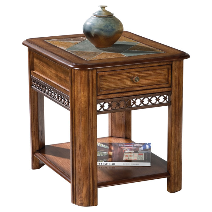 Madison Solid Wood Top End Table