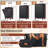 Luggage Sets 5 Piece With Front Opening