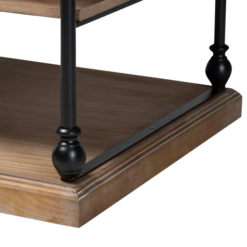 Koryun End Table, Graywashed