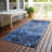 Machine Washable Indoor/Outdoor Derrick ACN2224 Floral Rug-1892184345