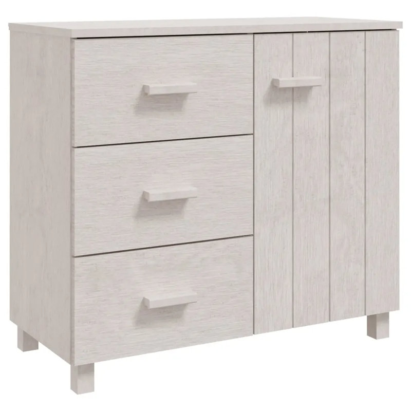 Haydyn 90cm Solid Wood Sideboard, White