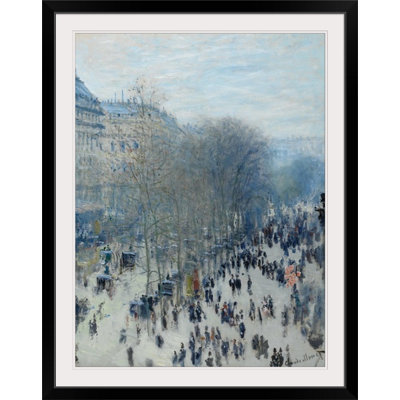 «Boulevard Des Capucines, 1873-1848» par Claude Monet - reproduction imprimée