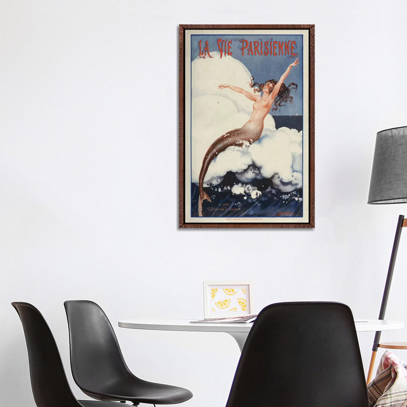 1924 La Vie Parisienne Magazine Cover by Leo Fontan - Print on Canvas, 101.6cm H x 66.04cm W x 3.81cm D