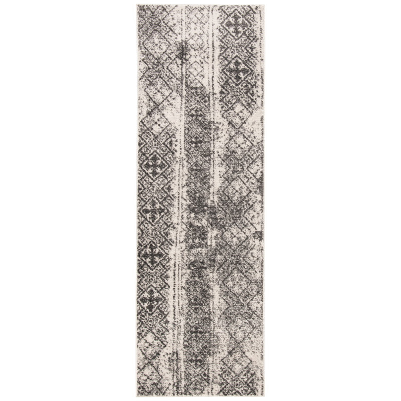 Finney Performance Geometric Rug, Runner 2'6" x 8'