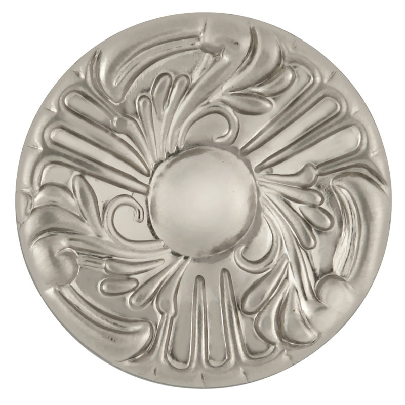 Cavalier 1 1/2" Diameter Mushroom Knob, Satin Nickel