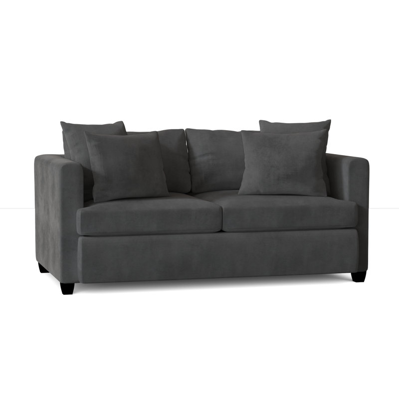 Joassin Upholstered 72'' Sofa, Bulldozer Slate