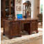 Bureau de direction pratique en bois de frêne avec rangement spacieux et 5 tiroirs-1192841576