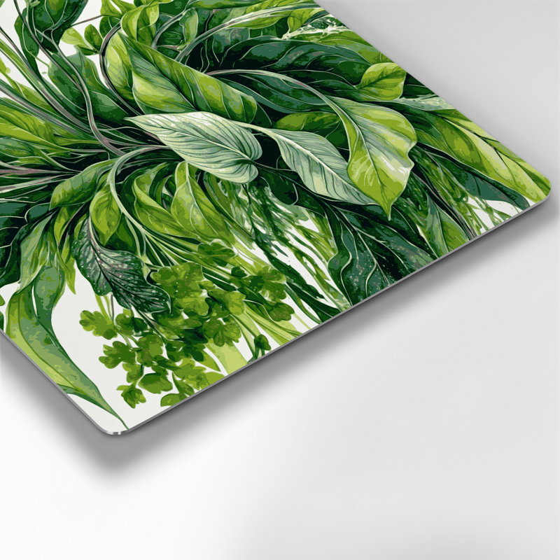 Légumes, agneaux, Quarters, art mural en métal vert, H 32 po x l 32 po