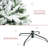 9-Foot Artificial Christmas Tree with Realistic Branches