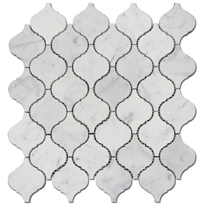 LANTERNE ARABESQUE - CARRARE HONED